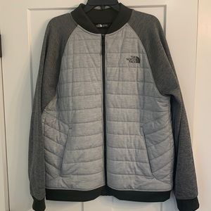 The North Face Norris bomber jacket, Sz Large grey, no flaws